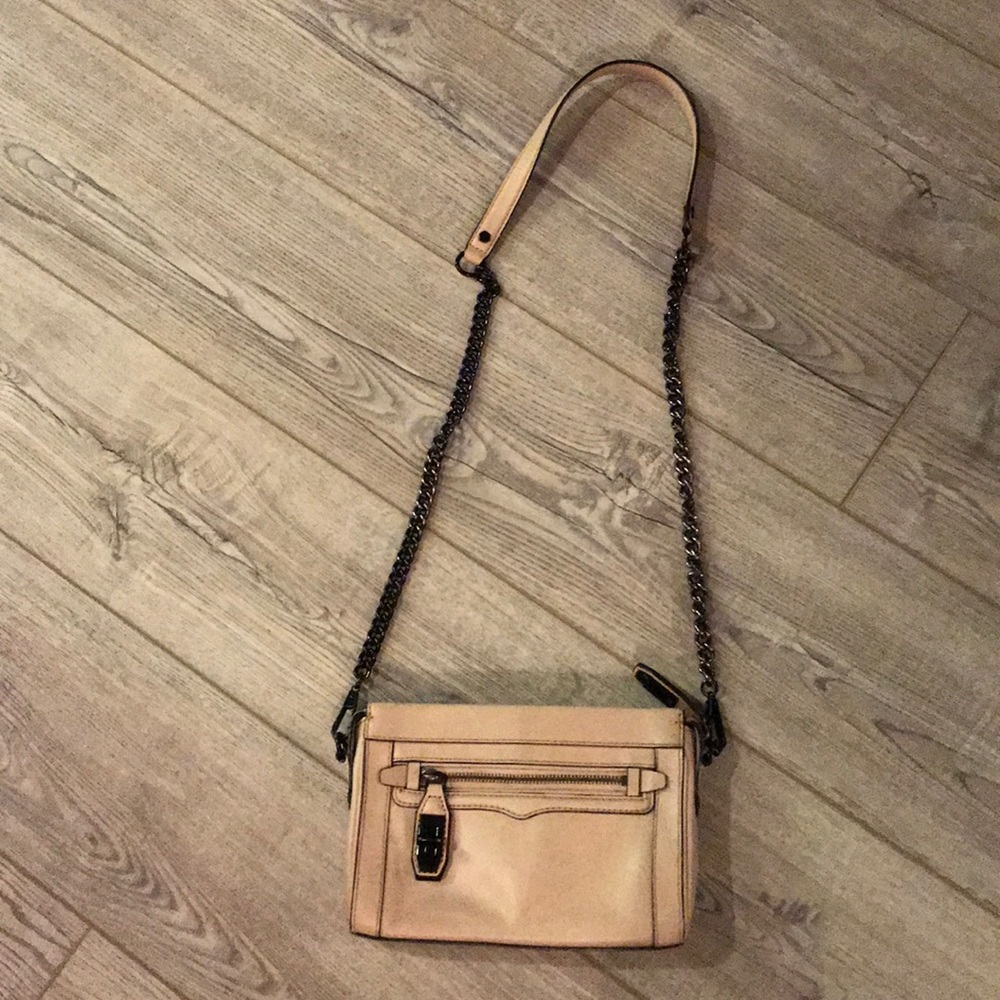 Rebecca Minkoff Avery Crossbody in Pale Pink/Nude